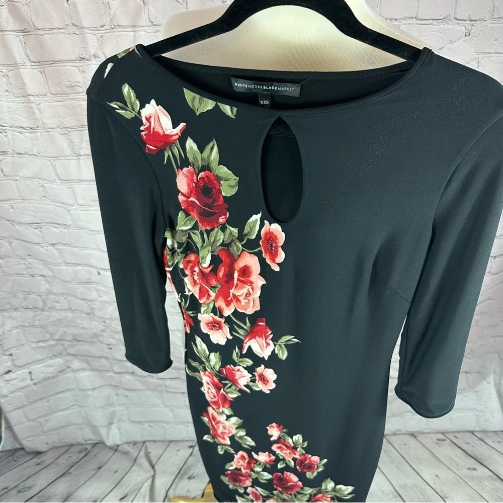 women's white house black market dress size XXS